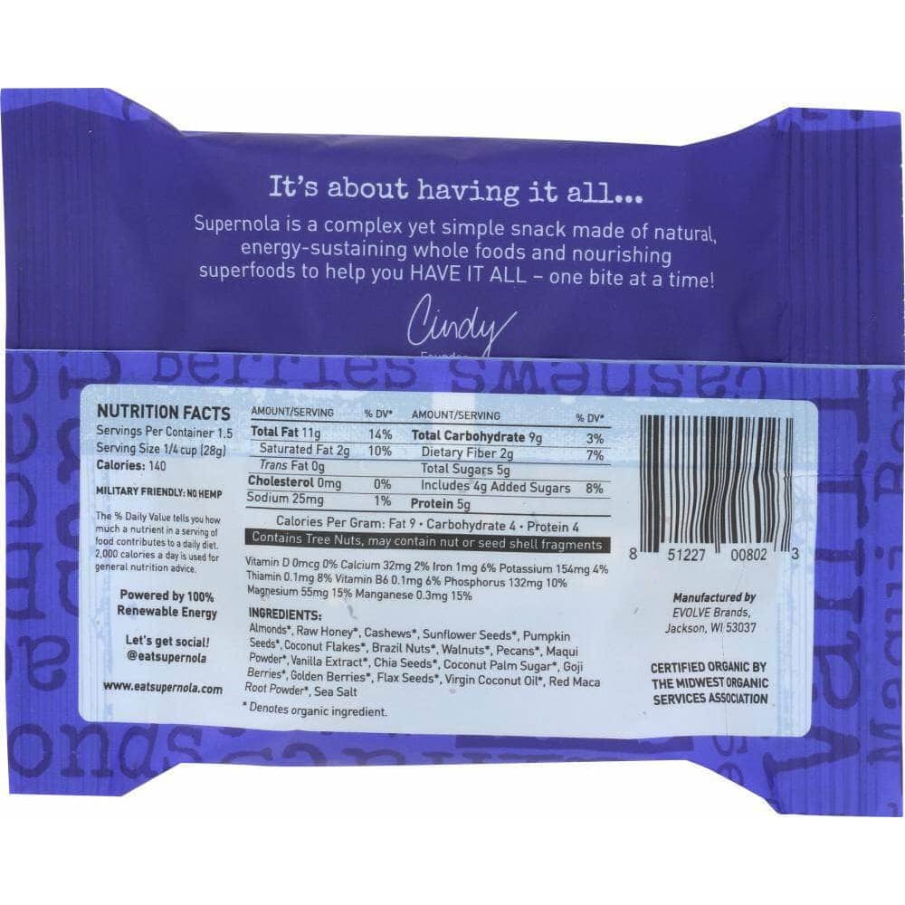 Supernola Supernola Triple Berry Vanilla Snack, 1.5 oz