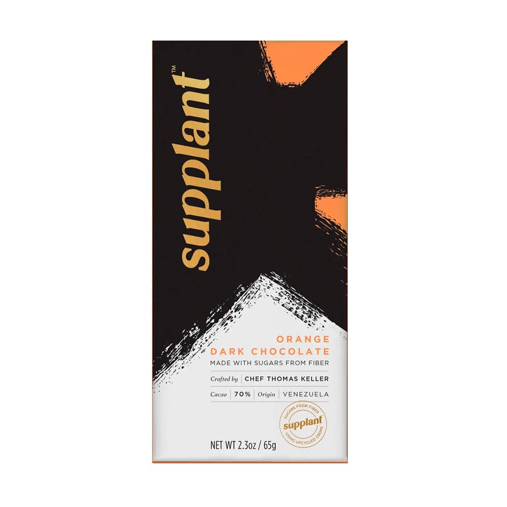 SUPPLANT: Orange Dark Chocolate Bar 2.3 oz (Pack of 4) - SUPPLANT