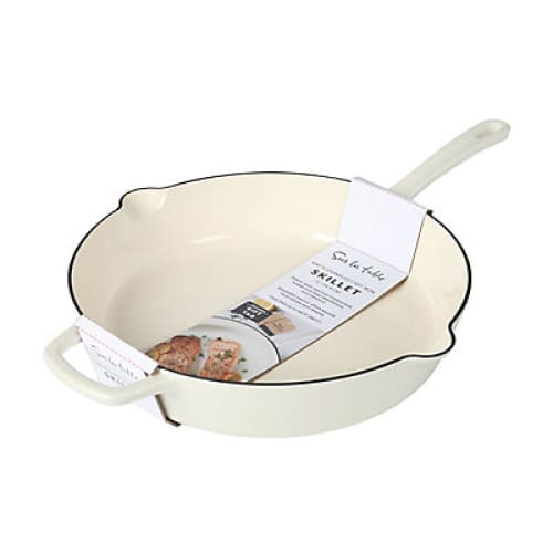 Sur La Table Millau 12 Enamel Cast Iron Skillet - Dove - Home/Home/Housewares/Cookware/Skillets/ - Sur La Table