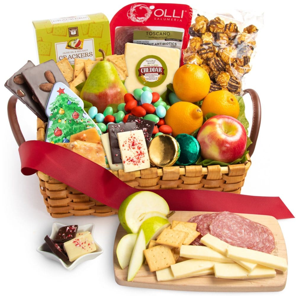 Sweet Christmas Snack Basket - Gift Baskets - ShelHealth