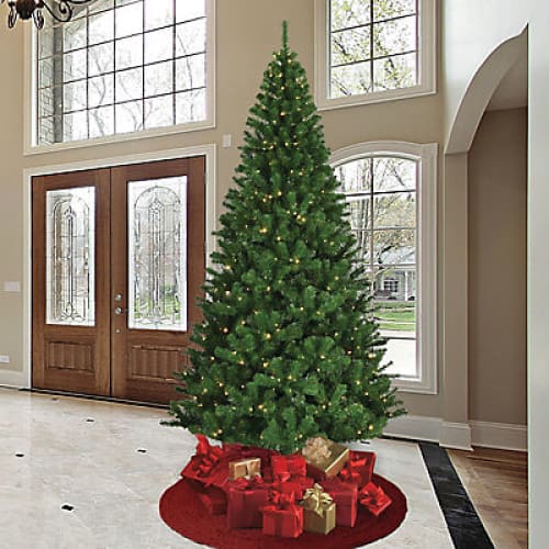 Sylvania 9’ Black Friday 3-Function Color Changing Lighted Tree - Home/Seasonal/Holiday/Holiday Decor/Christmas Trees/ - Sylvania