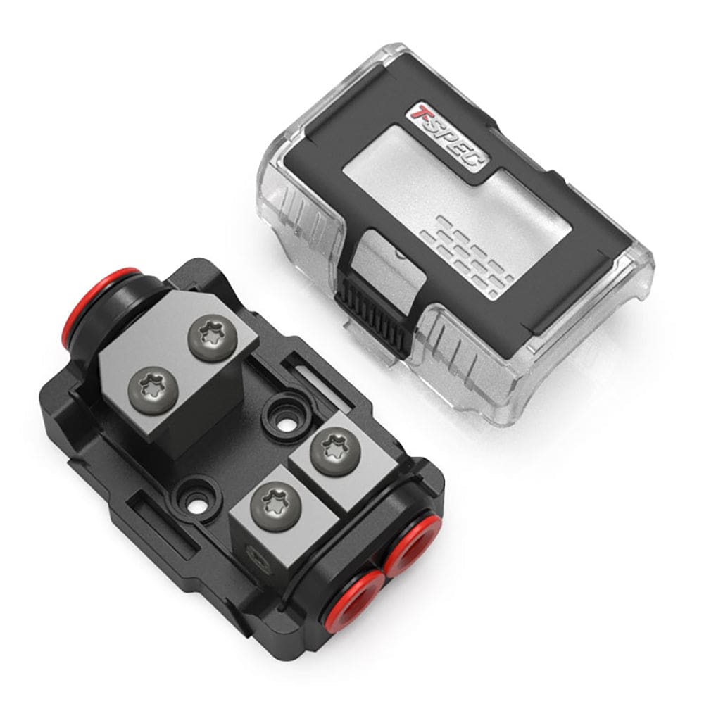 T-Spec VFDB2 MANL 2 Position Distribution Block w/ Cover - Electrical | Busbars Connectors & Insulators - T-Spec