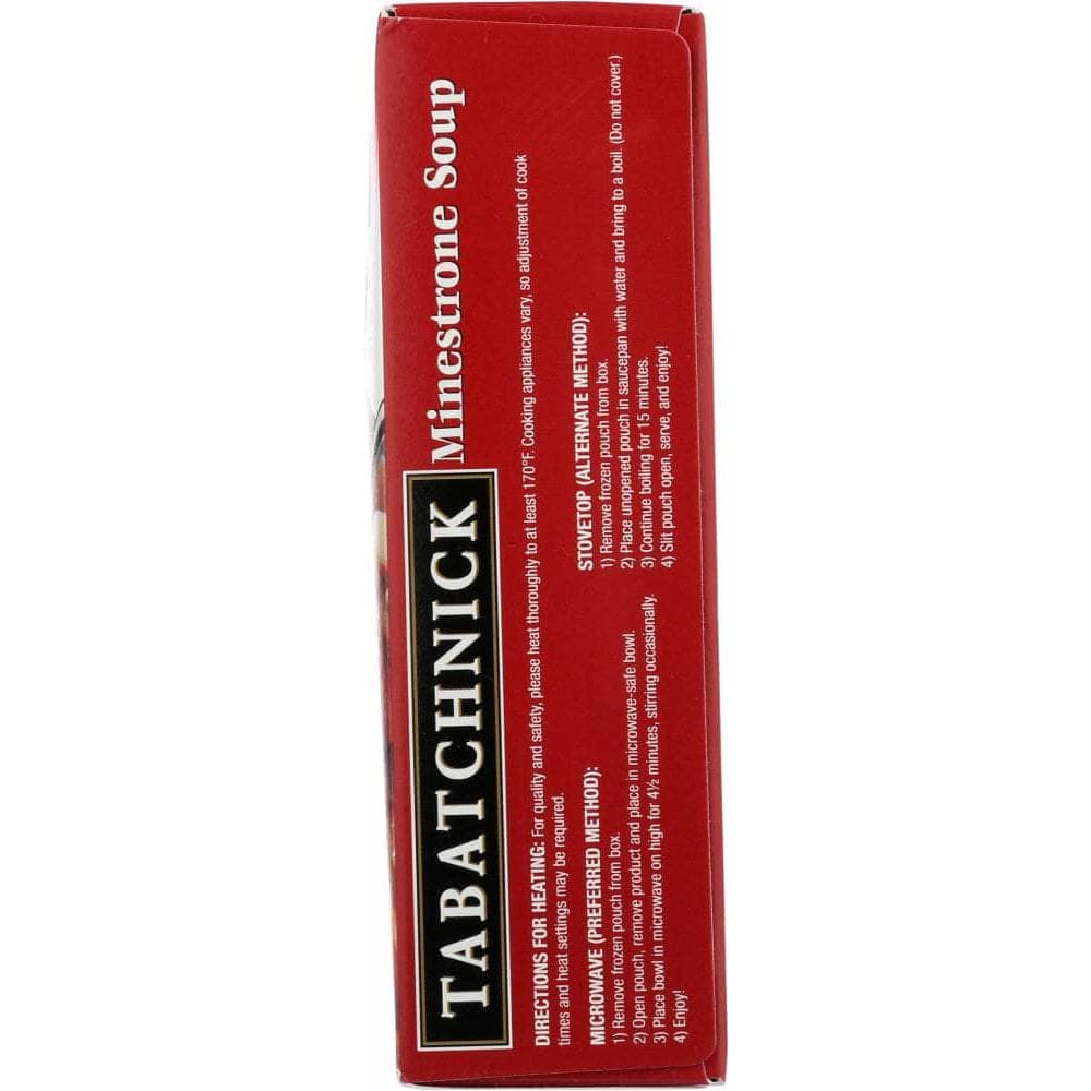 TABATCHNICK Grocery > Frozen TABATCHNICK: Minestrone Soup, 15 oz