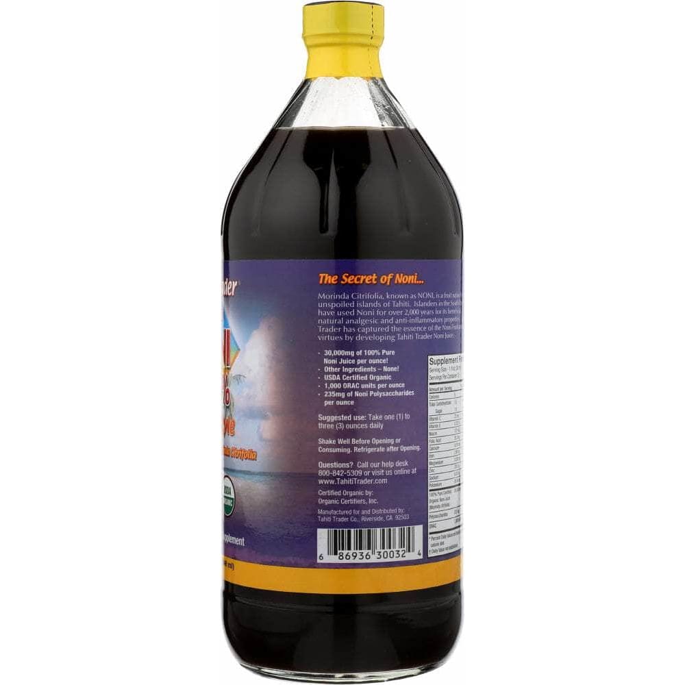 Tahiti Trader Tahiti Trader Organic Noni Island Style Juice, 32 oz
