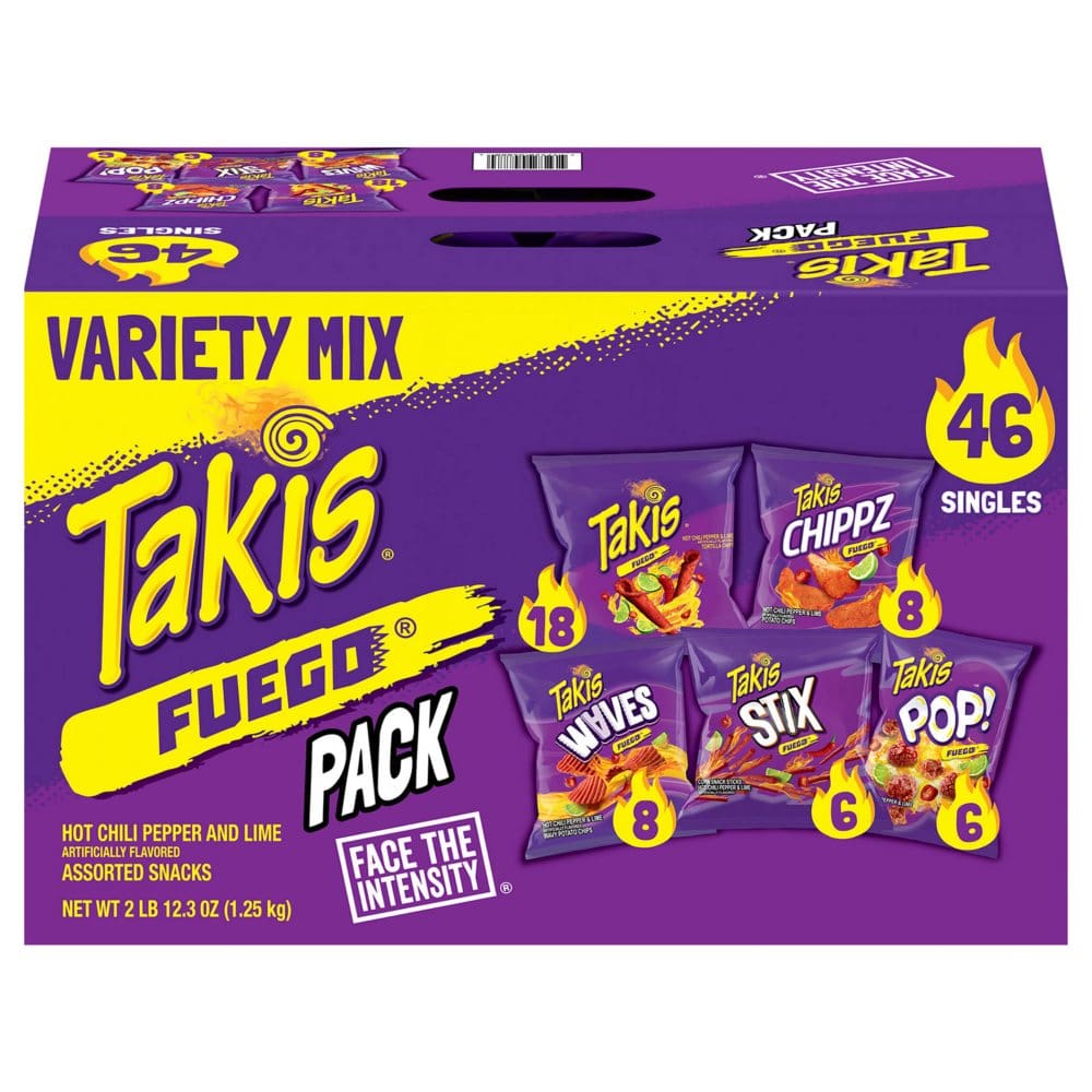 Takis Fuego Variety Mix (1 oz. 46 pk.) - New Items - ShelHealth