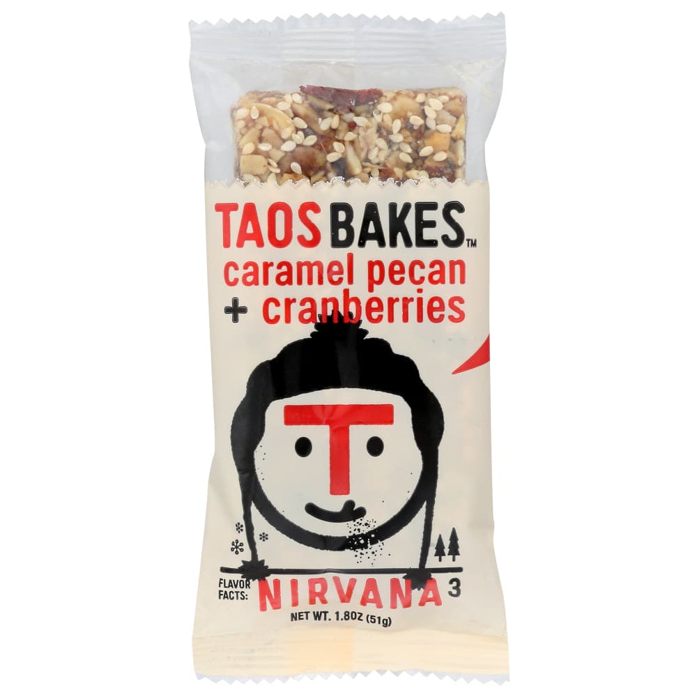 TAOS BAKES: BAR CRML PCN CRNBRY (1.800 OZ) (Pack of 6) - Snacks Other - TAOS BAKES