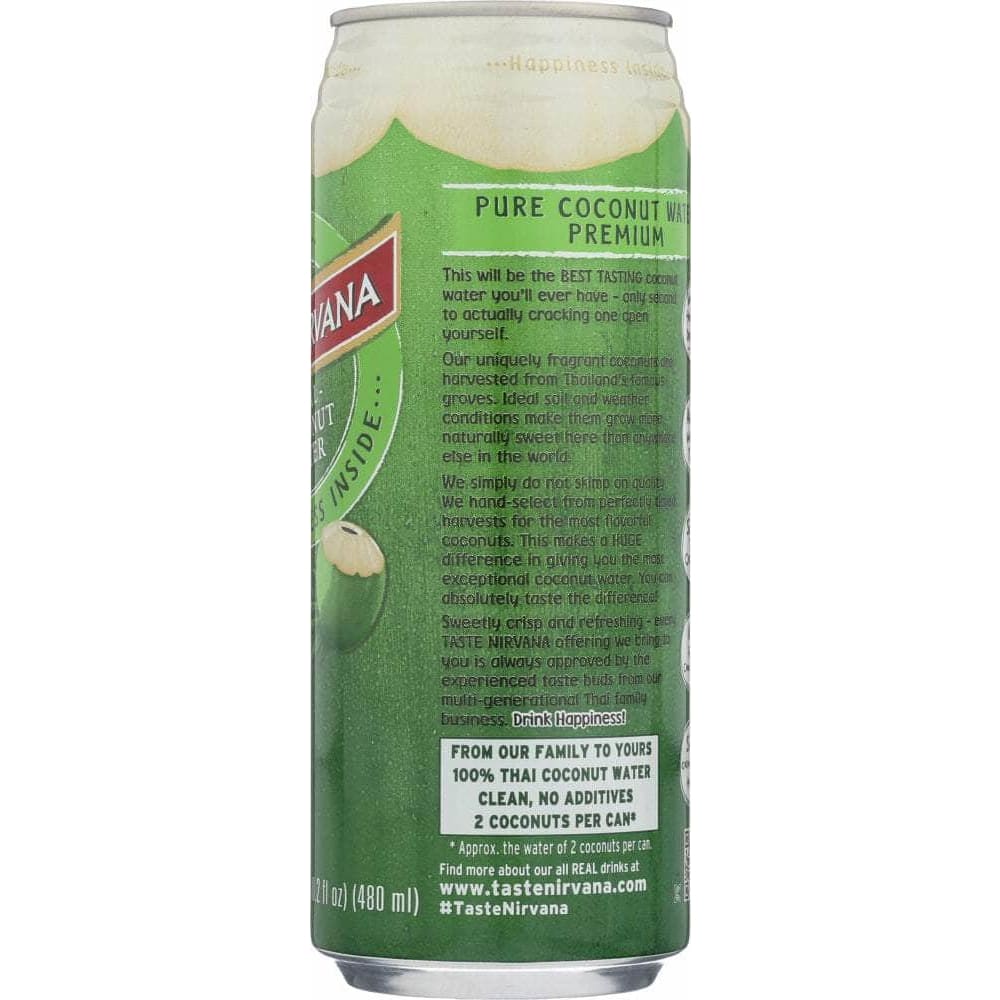 Taste Nirvana Taste Nirvana Real Coconut Water in Can, 16.2 oz