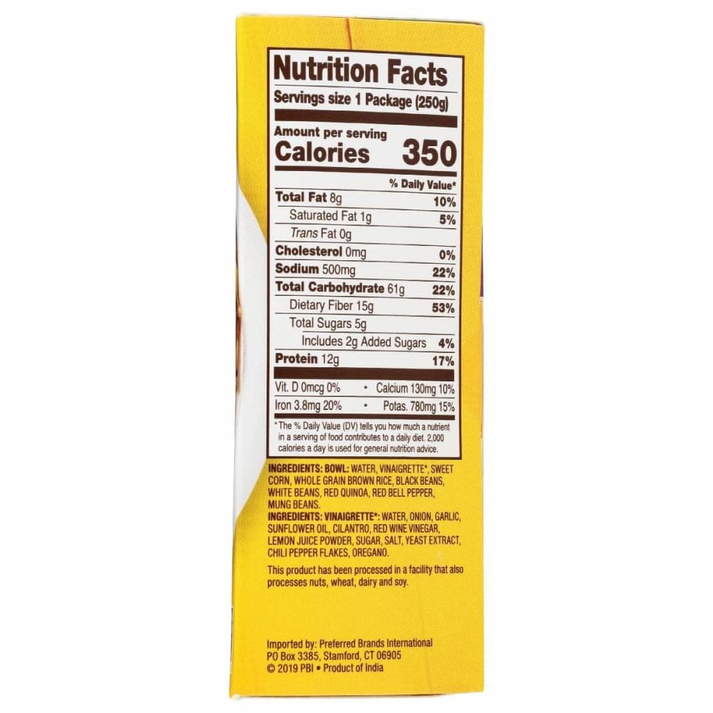 TASTY BITE Tasty Bite Bowl Prtn Mexican, 8.8 Oz