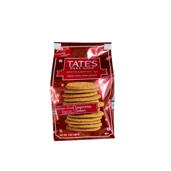 Tateโs Bake Shop Limited Edition Gingersnap Cookies 7 oz. - Tateโs