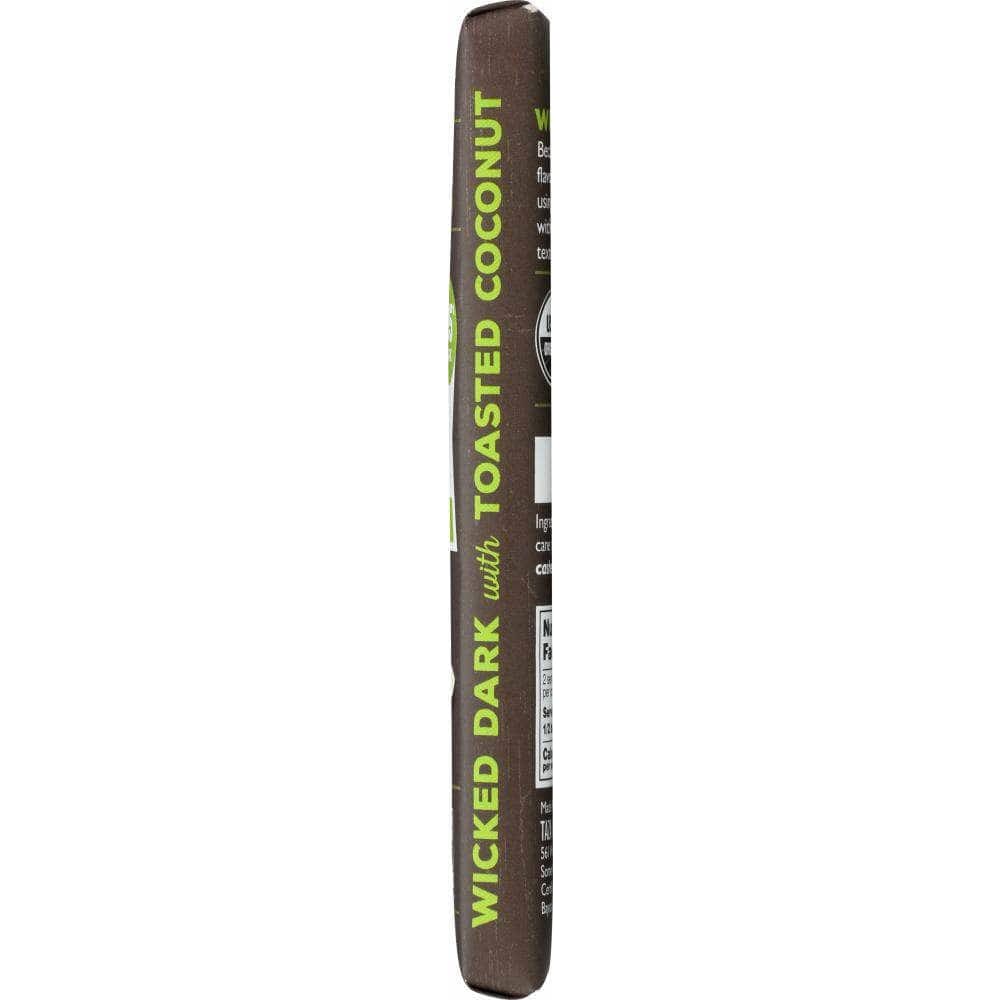 Taza Chocolate Taza Chocolate 95% Wicked Dark Chocolate with Toasted Coconut, 2.5 oz