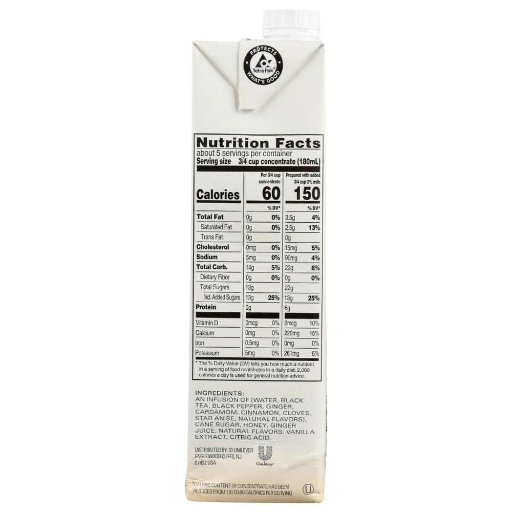 TAZO: Skinny Chai Latte Concentrate 32 oz - Grocery > Beverages > Coffee Tea & Hot Cocoa - TAZO
