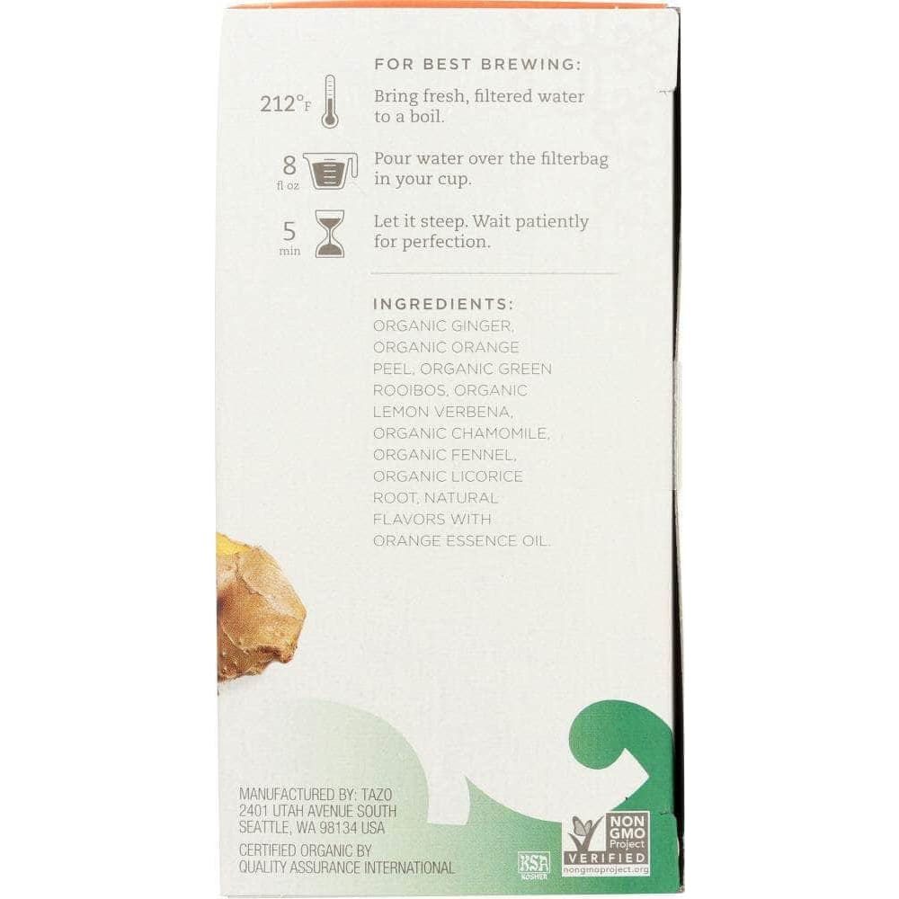 Tazo Tazo Tea Ginger Spicy Organic, 1.3 oz