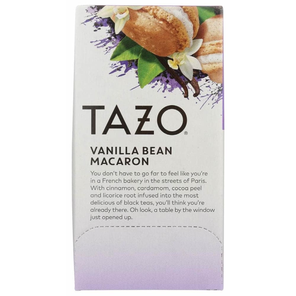 TAZO Grocery > Beverages > Coffee, Tea & Hot Cocoa TAZO: Vanilla Bean Macaron Black Tea, 15 ea