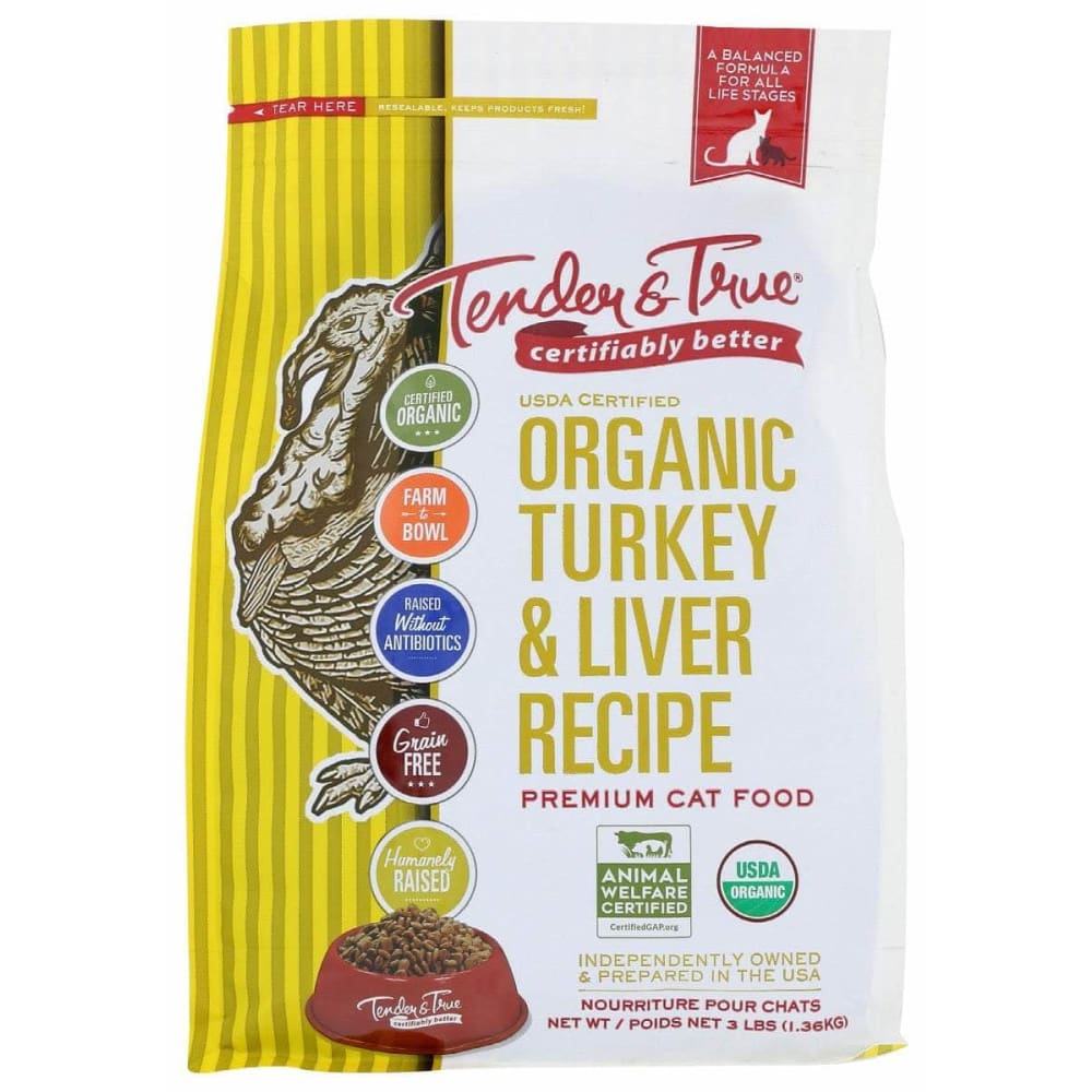 TENDER AND TRUE TENDER AND TRUE Cat Fd Turkey & Liver, 3 lb