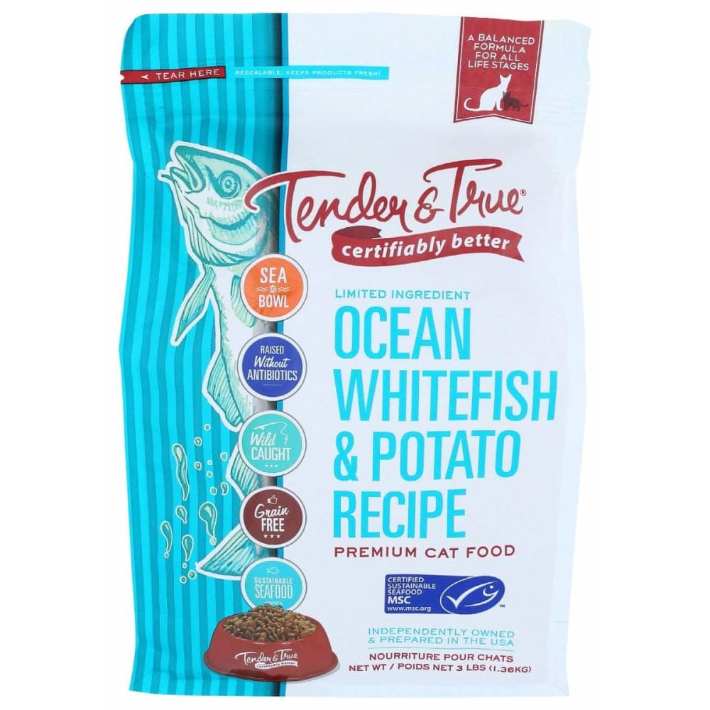 TENDER AND TRUE TENDER AND TRUE Cat Fd Whitefish & Potato, 3 lb