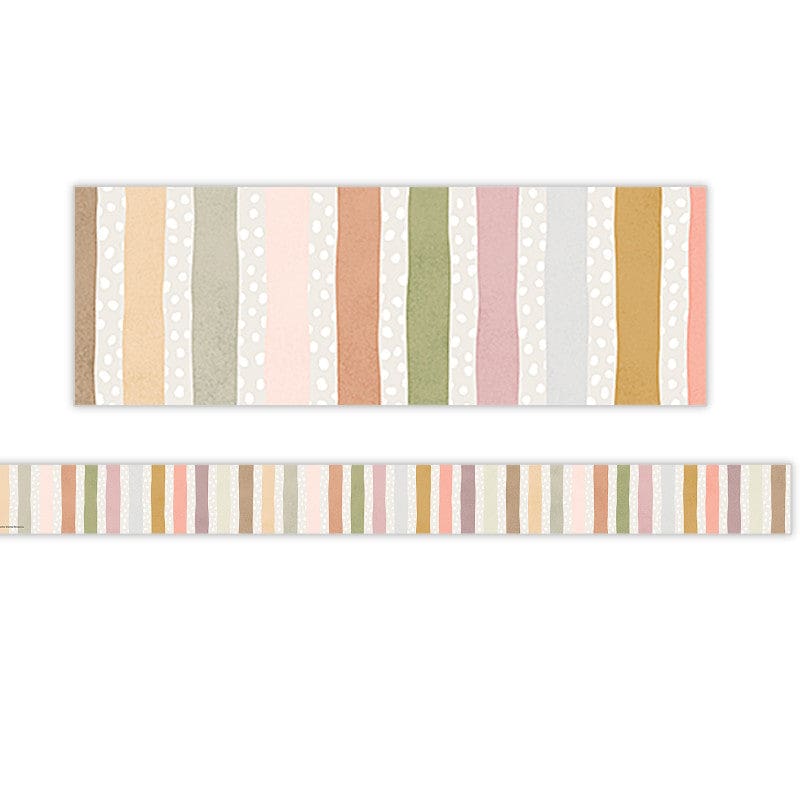 Terrazzo Tones Stripes Trim Straight (Pack of 10) - Border/Trimmer - Teacher Created Resources