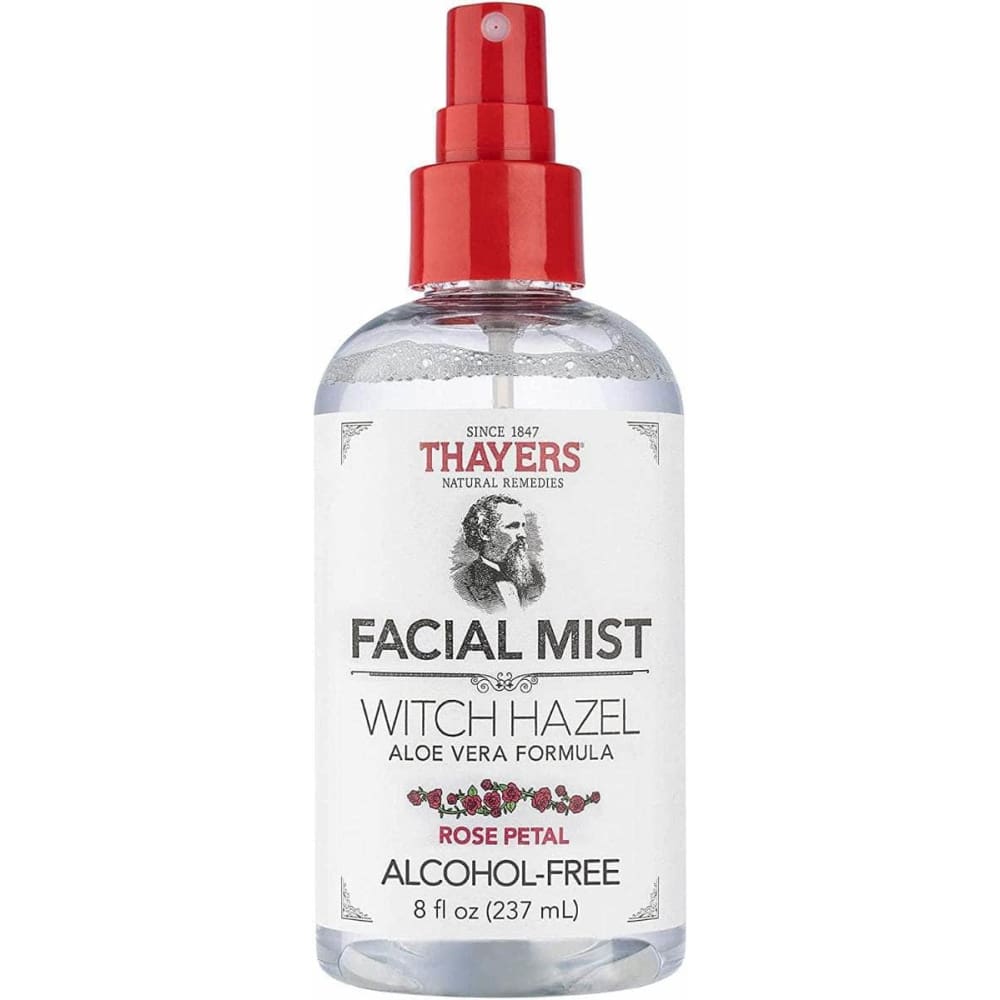 THAYERS THAYERS Alcohol Free Rose Petal Facial Mist Witch Hazel And Aloe Vera Formula, 8 oz