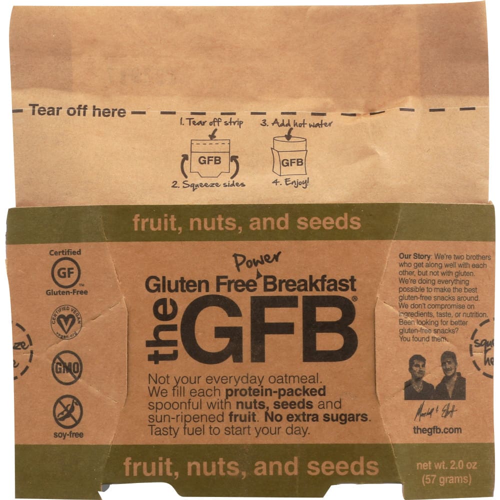 THE GFB: Fruit Nut Seeds Oatmeal 2 oz (Pack of 6) - Grocery > Breakfast > Breakfast Foods - THE GFB