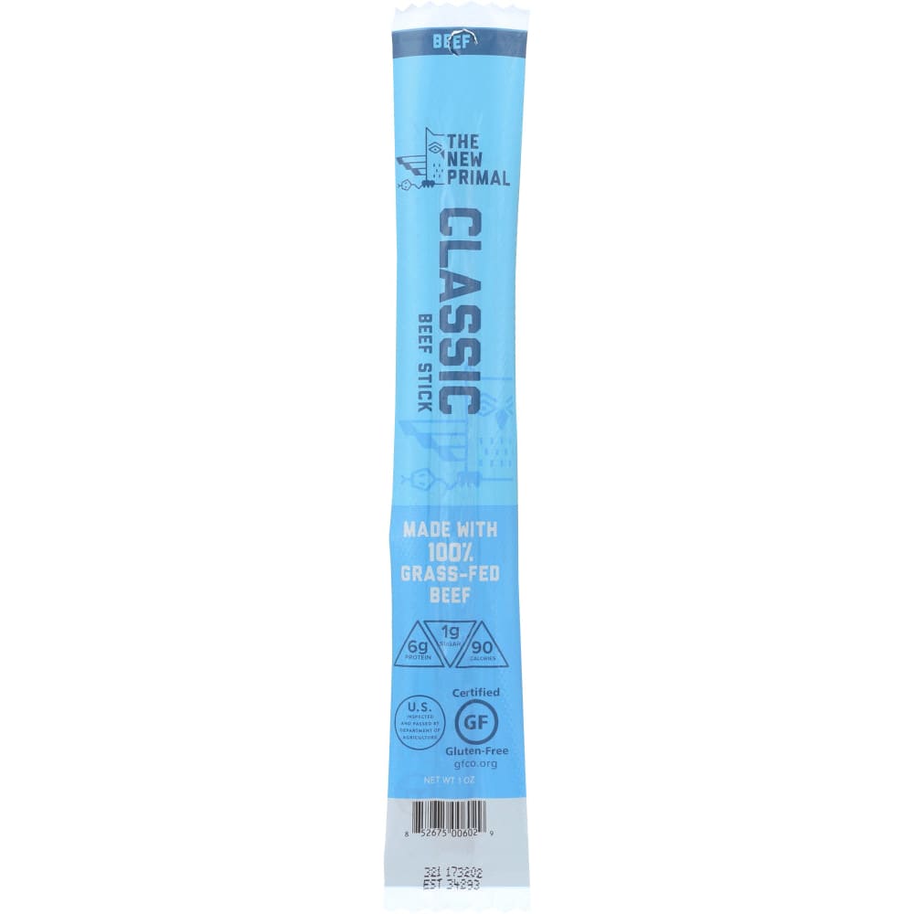 The New Primal Jerky Beef Stick Original 1 oz (Case of 5) - The New Primal