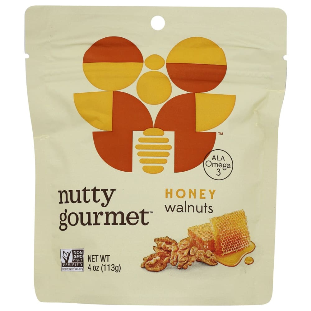 THE NUTTY GOURMET: Honey Walnuts 4 oz (Pack of 5) - Snacks > Nuts - THE NUTTY GOURMET
