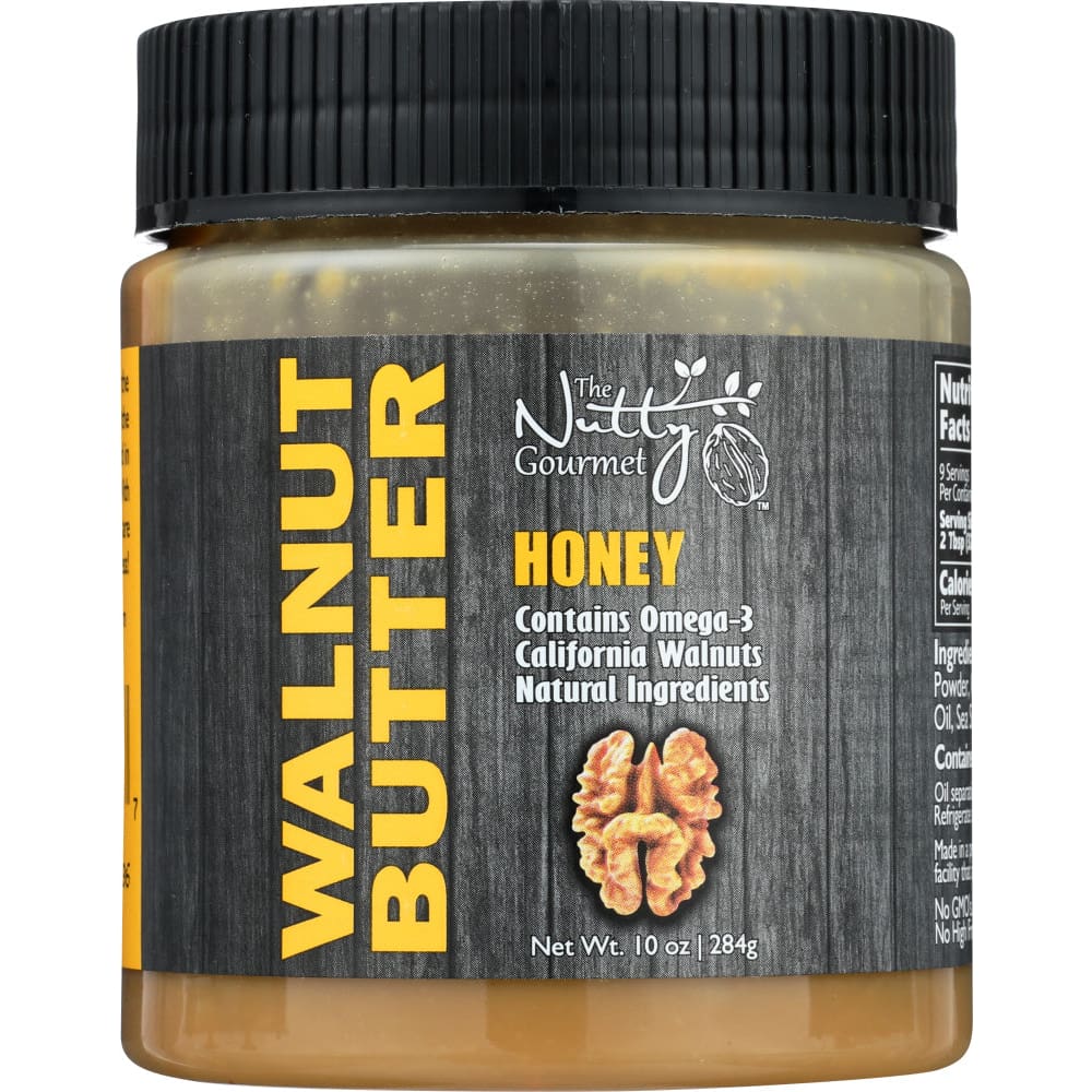 THE NUTTY GOURMET: Nut Butter Walnut Honey 10 oz (Pack of 3) - Grocery > Dairy Dairy Substitutes and Eggs > Butters > Nut Butter Other &