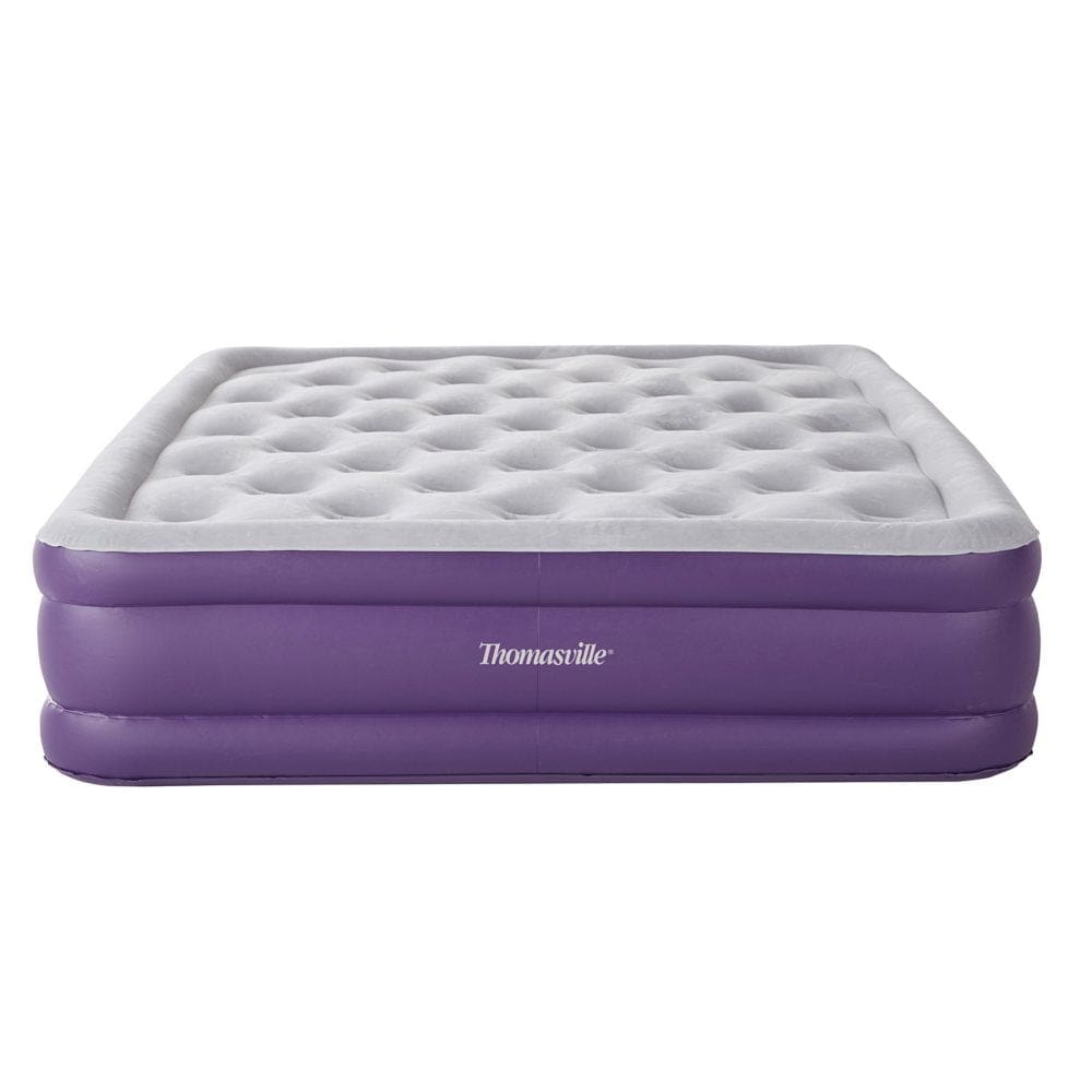 Thomasville Sensation 15 Inflatable Air Bed Mattress With Pump Queen - Camping Equipment - Thomasville