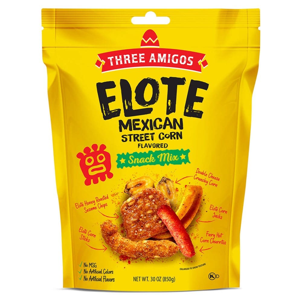 Three Amigos Elote Mexican Street Corn Snack Mix (30 oz.) - New Items - Three