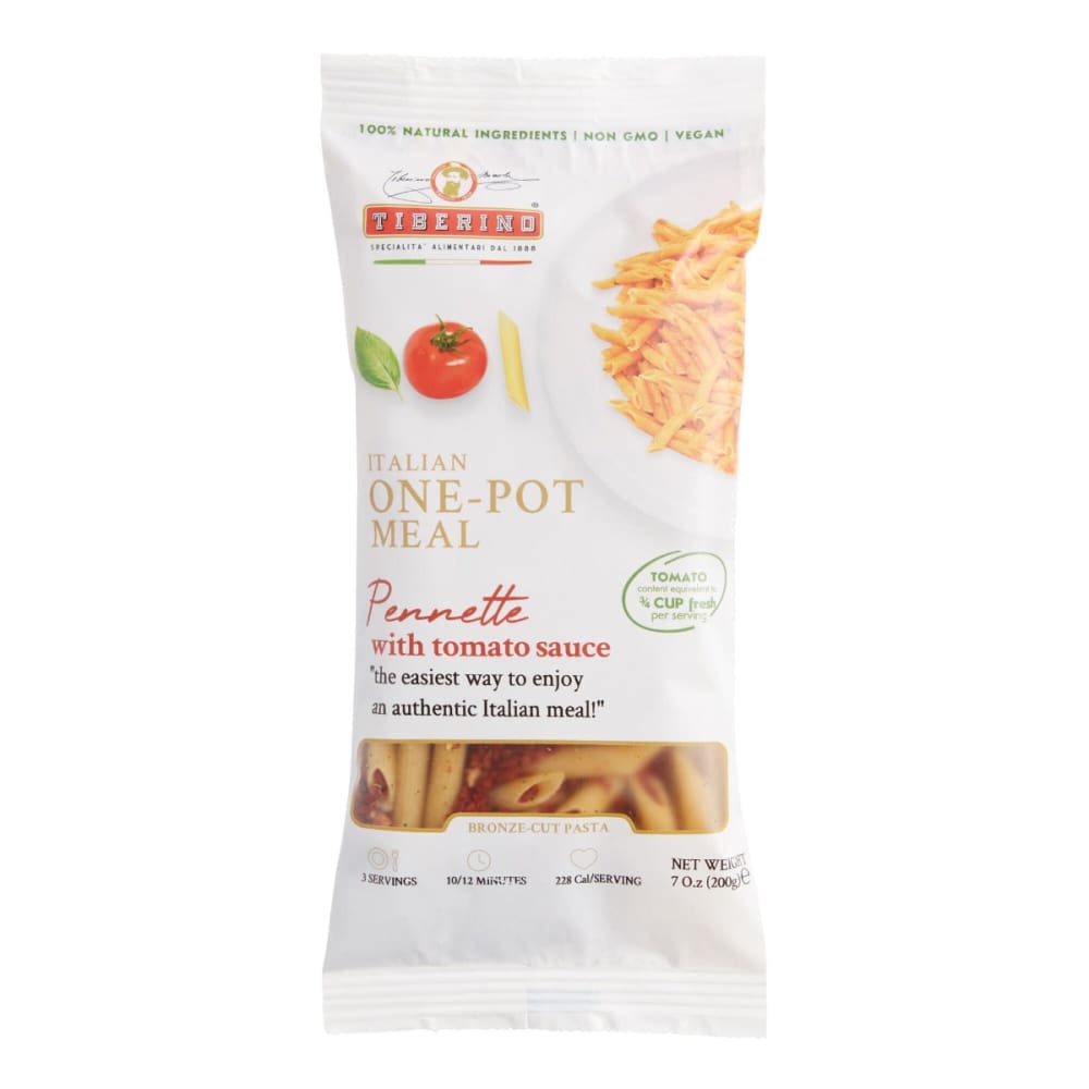 TIBERINO: Pouch Pennette Tmto Sauce 7 OZ (Pack of 5) - Grocery > Pantry > Pasta and Sauces - TIBERINO