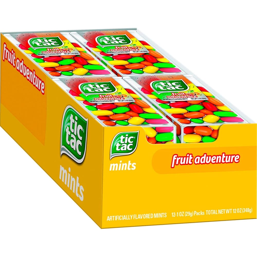 Tic Tac Fruit Adventure - 1 Oz -12 Pack - Candy & Chocolate - Tic Tac