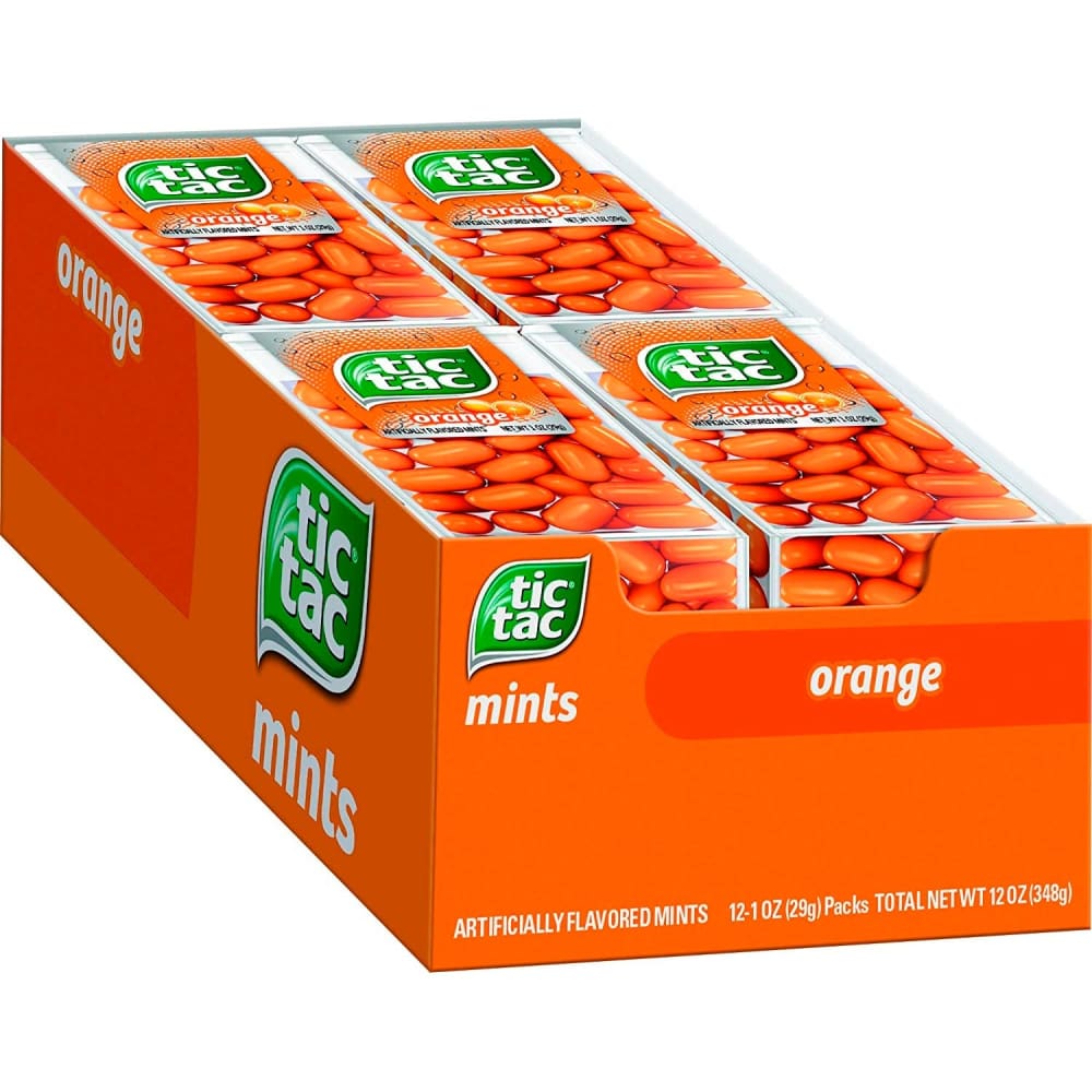 Tic Tac Orange - 1 Oz - 12 Pack BB 11/23 - Candy & Chocolate - Tic Tac