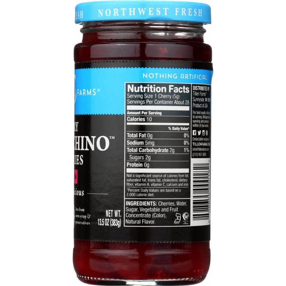 Tillen Farms Tillen Farms Merry Maraschino Pitted Cherries, 14 oz