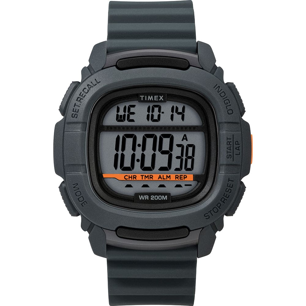 Timex DGTL BST.47 Boost Shock Watch - Grey/ Orange - Outdoor | Watches,Outdoor | Fitness / Athletic Training - Timex