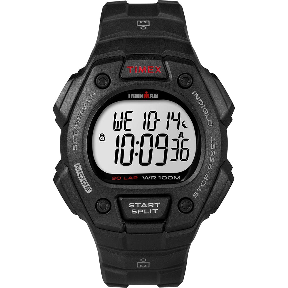 Timex IRONMAN® Classic 30 Lap Full-Size Watch - Black/ Red - Outdoor | Watches,Outdoor | Fitness / Athletic Training - Timex
