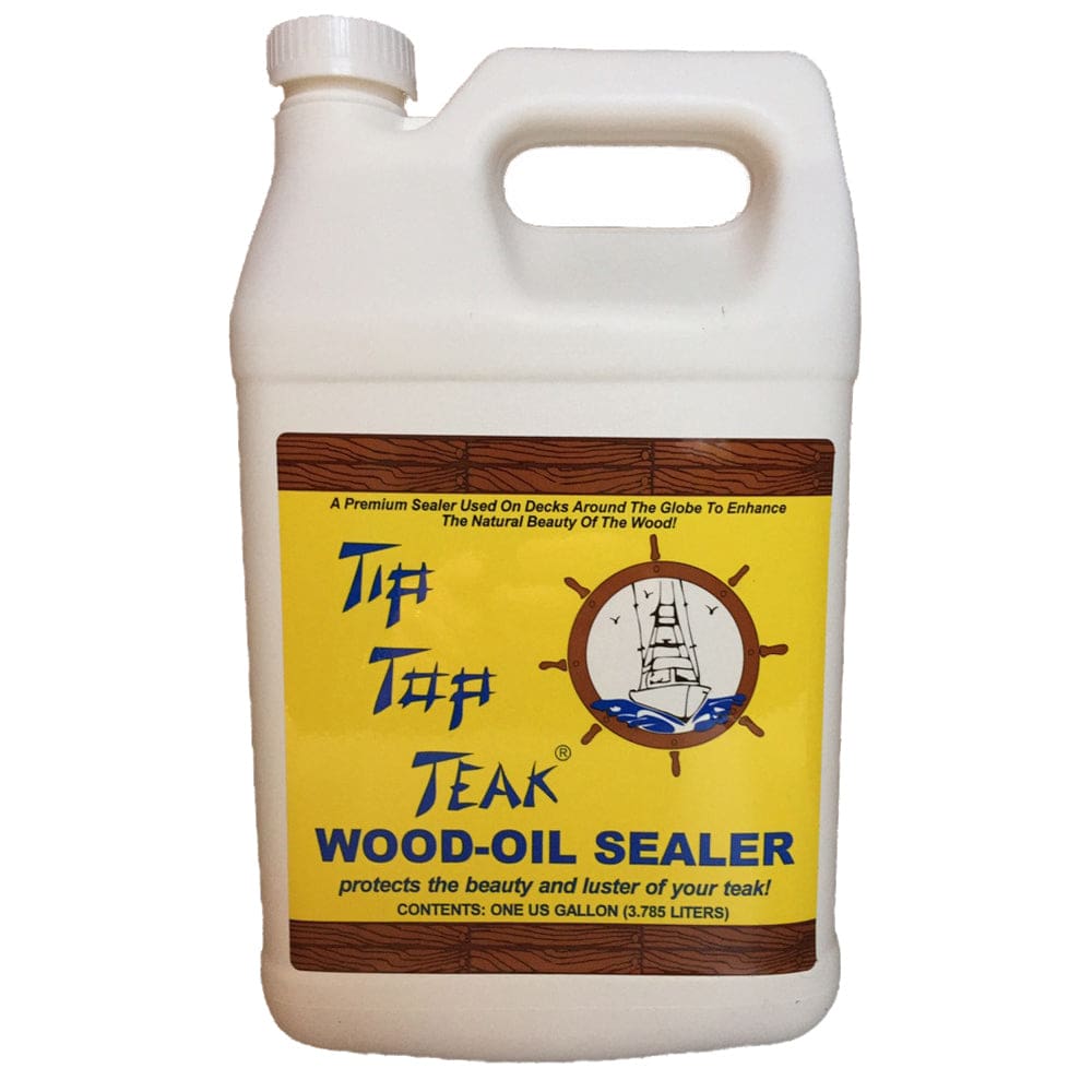 Tip Top Teak Wood Oil Sealer - Gallon - Boat Outfitting | Cleaning - Tip Top Teak