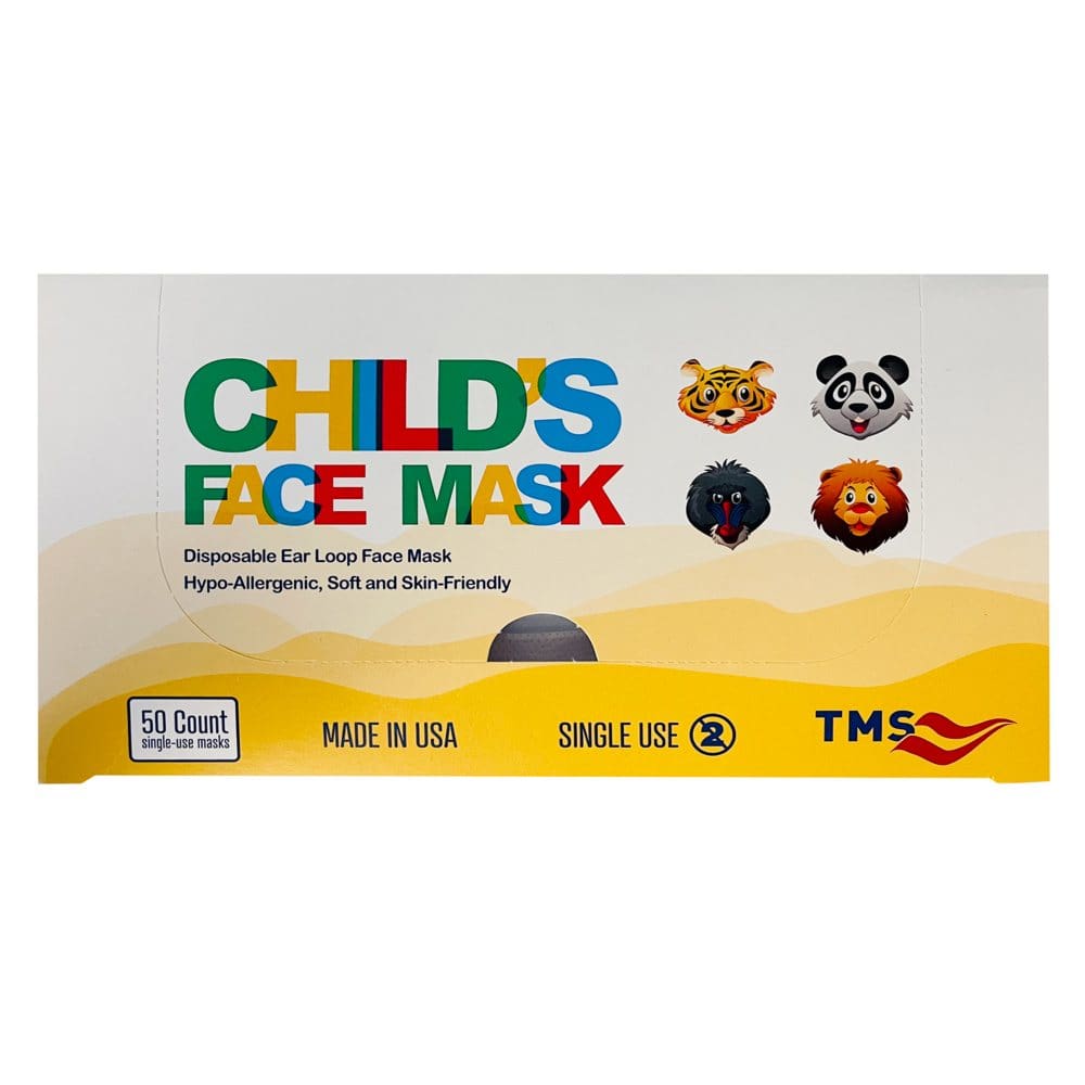 TMS 3-Ply Children’s Face Mask (50 ct.) - Face Masks & Disposable Gloves - TMS