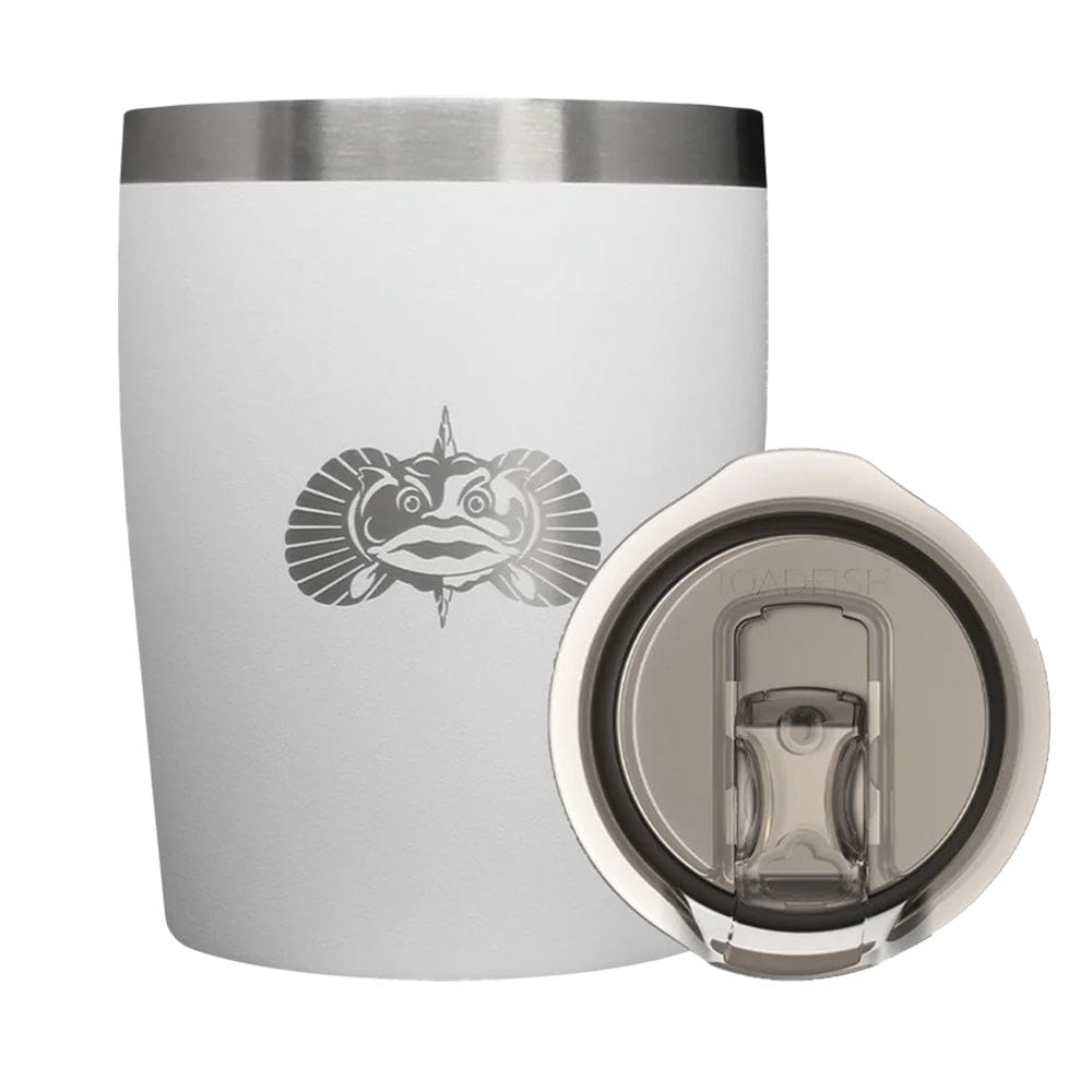 Toadfish Non-Tipping 10oz Rocks Tumbler - White - Boat Outfitting | Deck / Galley - Toadfish