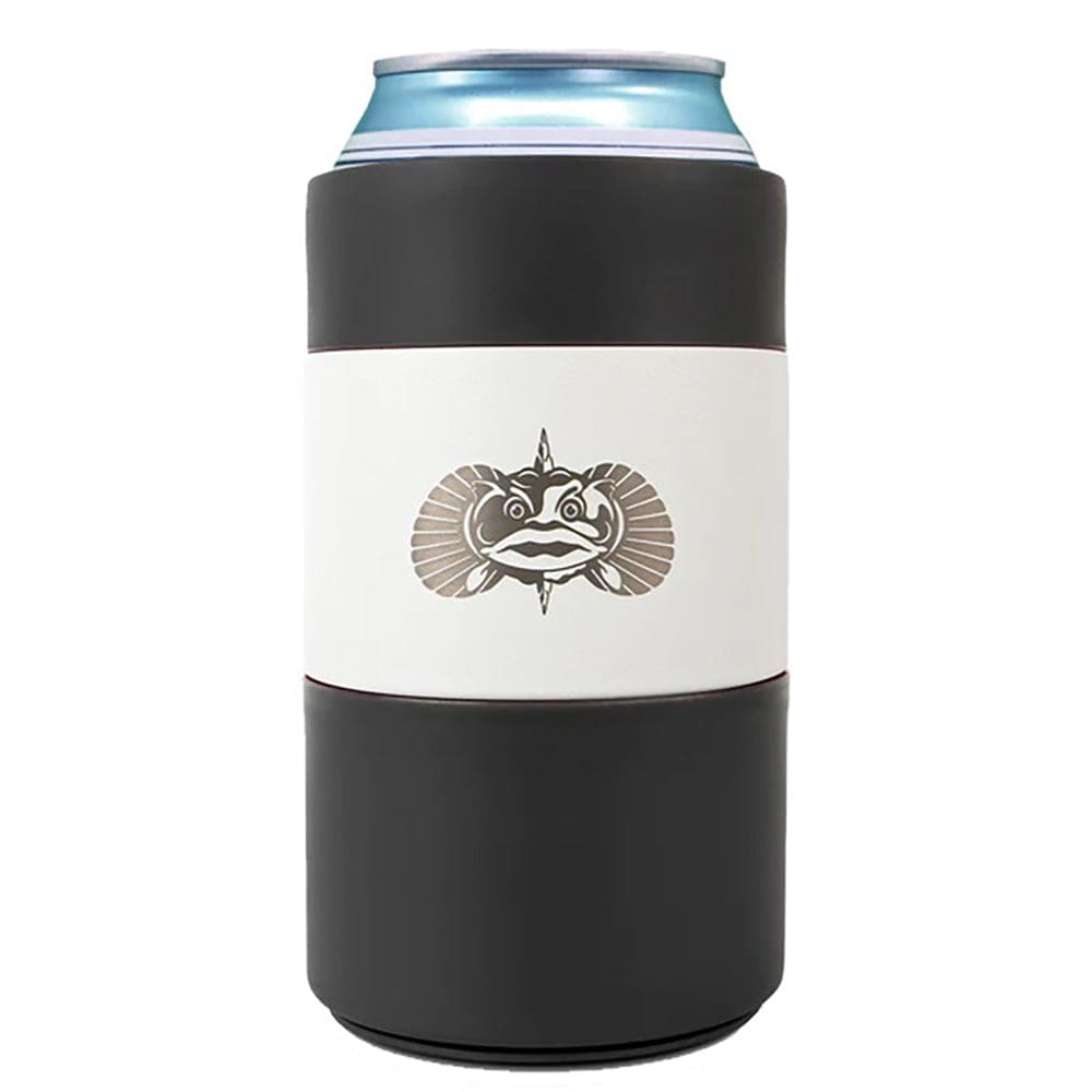 Toadfish Non-Tipping Can Cooler + Adapter - 12oz - White - Boat Outfitting | Deck / Galley - Toadfish
