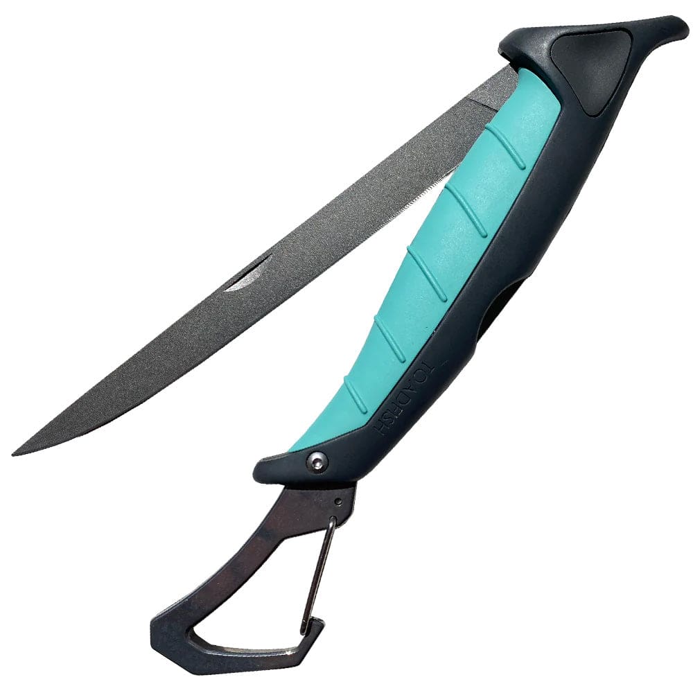 Toadfish Stowaway Folding Fillet Knife w/ Built-In Carabiner - 7 - Boat Outfitting | Deck / Galley - Toadfish