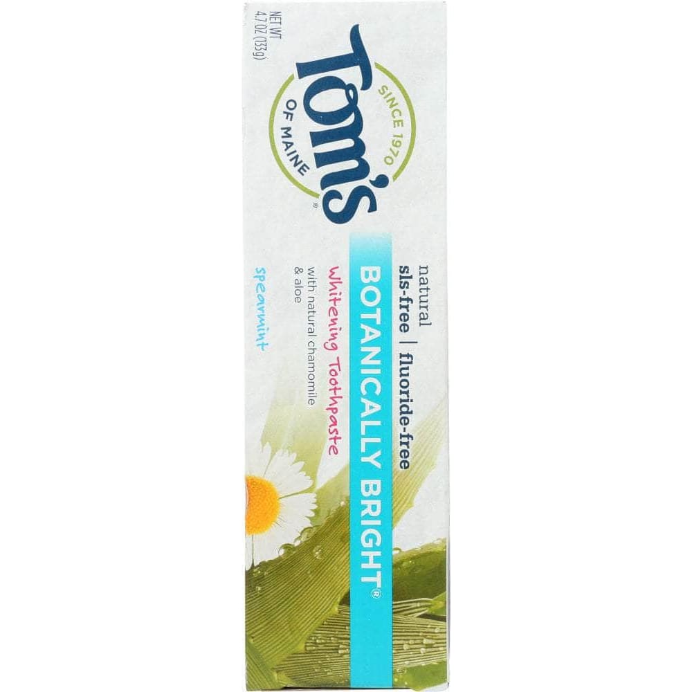 Toms Of Maine Tom's Of Maine Botanically Bright Whitening Toothpaste Spearmint, 4.7 oz