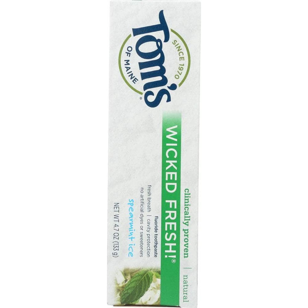 Toms Of Maine Toms Of Maine Wicked Fresh! Fluoride Toothpaste Spearmint Ice, 4.7 Oz