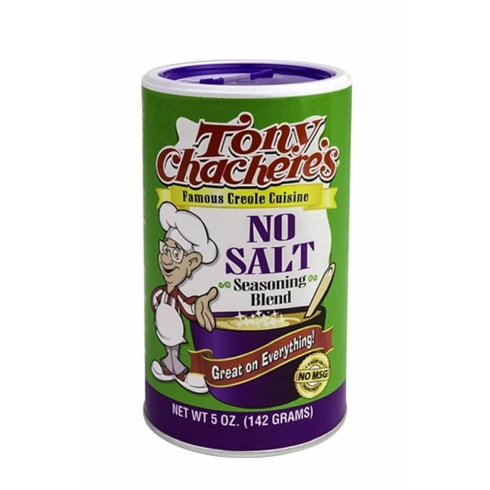 TONY CHACHERES Tony Chachere'S Creole No Salt Seasoning Blend, 5 Oz