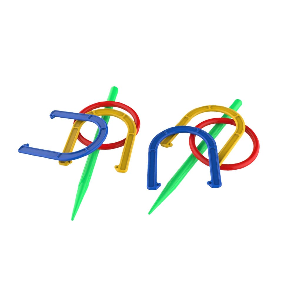 Toy Time 2-in-1 Horseshoe and Ringtoss Game - Toy Time