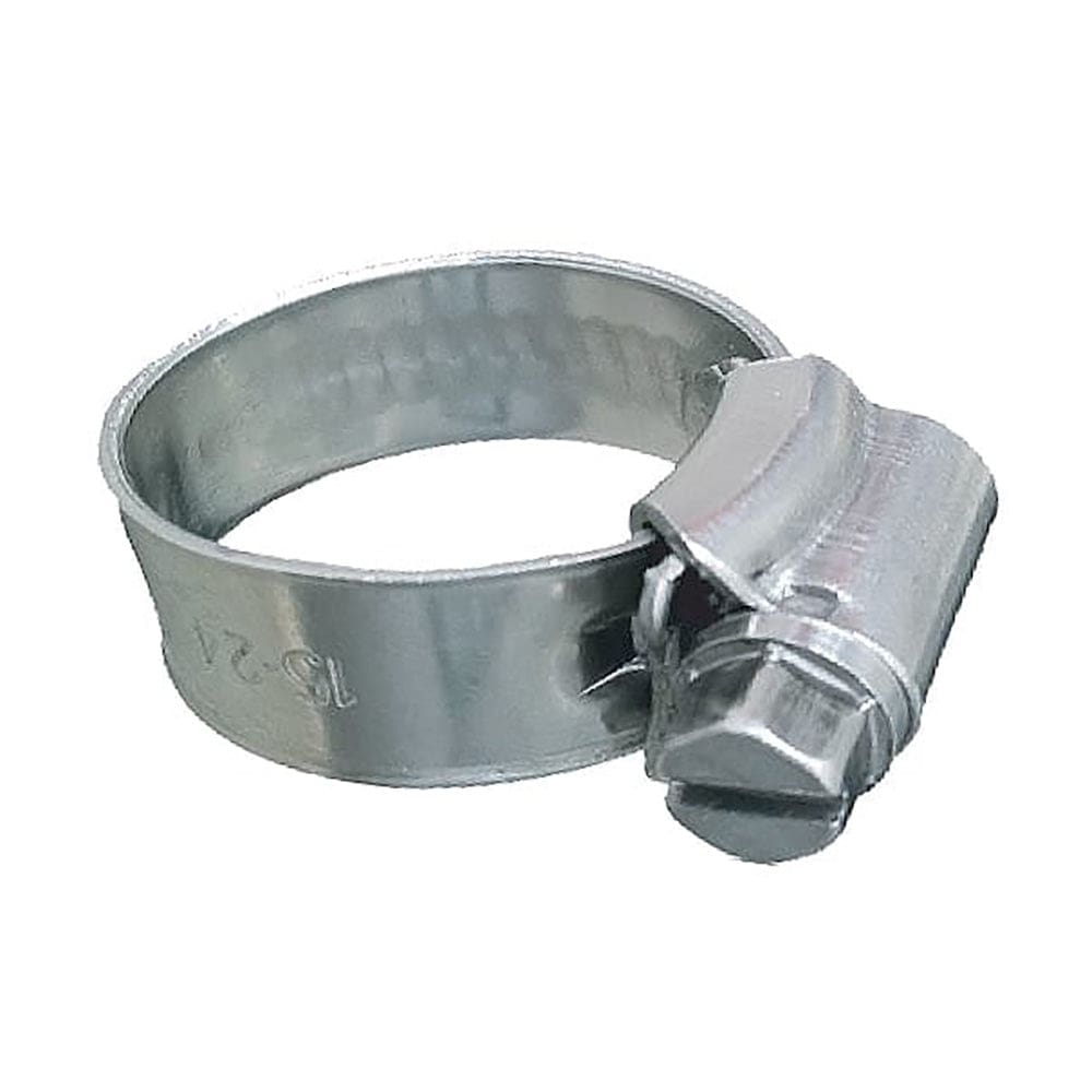 Trident Marine 316 SS Non-Perforated Worm Gear Hose Clamp - 3/ 8 Band - (5/ 16 – 9/ 16) Clamping Range - 10-Pack - SAE Size 3 - Boat
