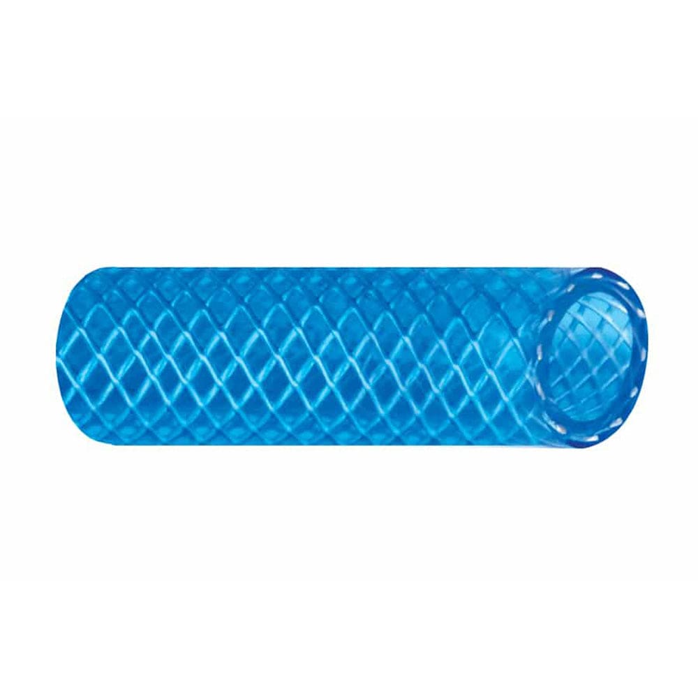 Trident Marine 5/ 8 Reinforced PVC (FDA) Cold Water Feed Line Hose - Drinking Water Safe - Translucent Blue - Sold by the Foot (Pack of 6) -