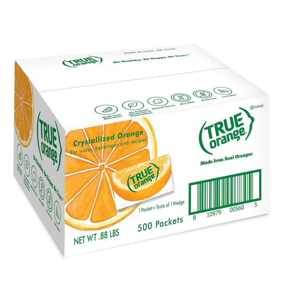 TRUE orange Flavor Packets (500 ct.) - Powdered & Liquid Drink Mixes - TRUE