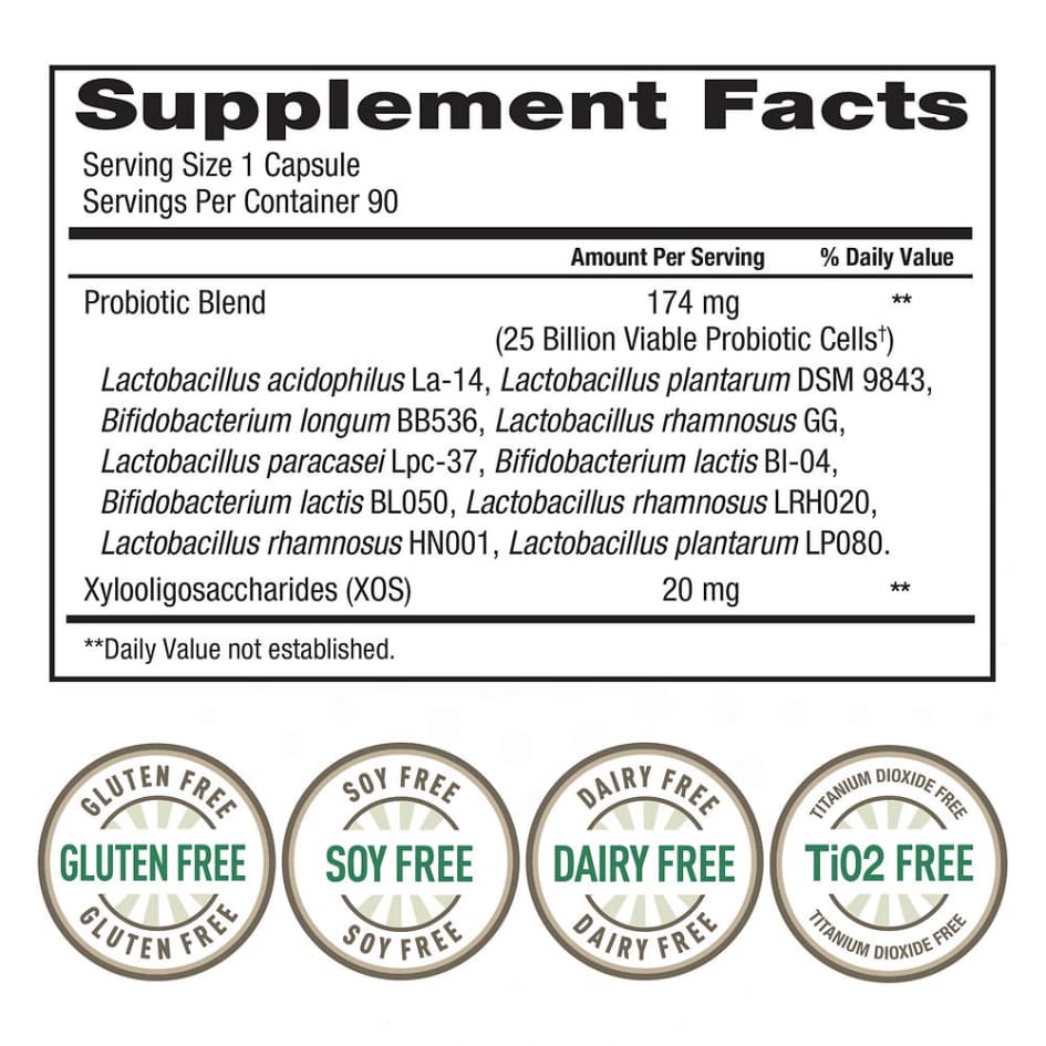 trunature Women’s Daily Probiotic 90 Vegetarian Capsules - All Vitamins & Supplements - trunature