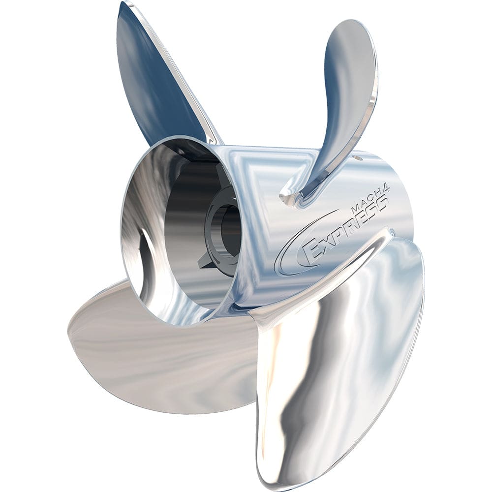 Turning Point Express® Mach4™ - Left Hand - Stainless Steel Propeller - EX-1417-4L - 4-Blade - 14.5 x 17 Pitch - Boat Outfitting | Propeller