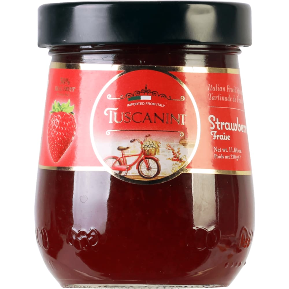 TUSCANINI Grocery > Pantry > Condiments TUSCANINI: Strawberry Fruit Spread Preserves, 11.64 oz
