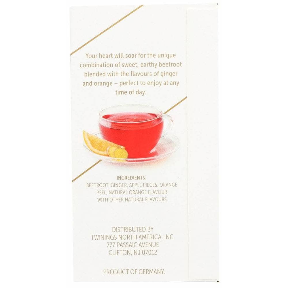 Twining Tea Twinings Orange and Ginger Beetroot Nourish Tea, 18 bg