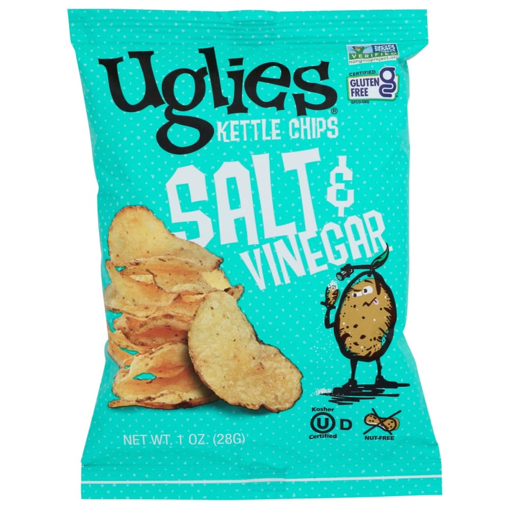 UGLIES: Chips Salt And Vinegar 1 OZ (Pack of 6) - Grocery > Snacks > Chips > Potato Chips - UGLIES